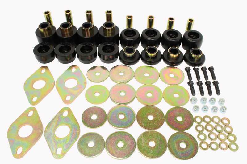 Nissan Titan Body Mounts - Energy Suspension - Hyper-Flex(TM) Polyurethane - Black - `04-`15
